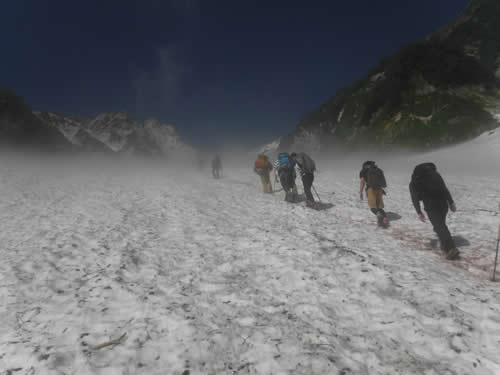 白馬大雪渓。