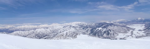 尾瀬ヶ原眺望 山頂から東